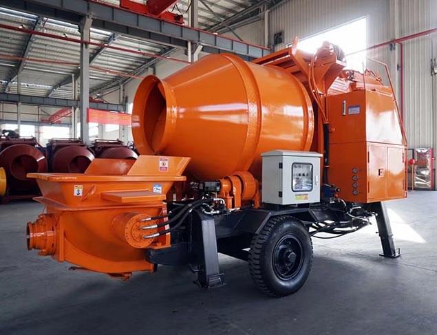 Concrete Mixer with Pump